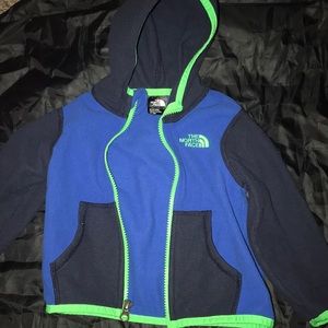 The North Face Glacier fleece hoodie sz12-18 month